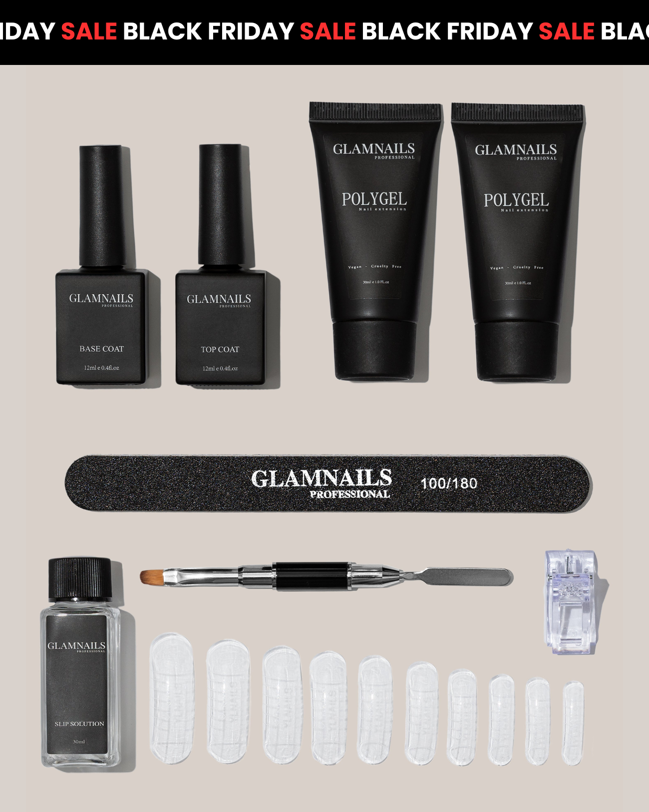 Glamnailsprofessional Gezondheid & beauty > Nagelverzorging > Nagelgel BFCM25 | Polygel Starterset | 1+1 Gratis Kleuren