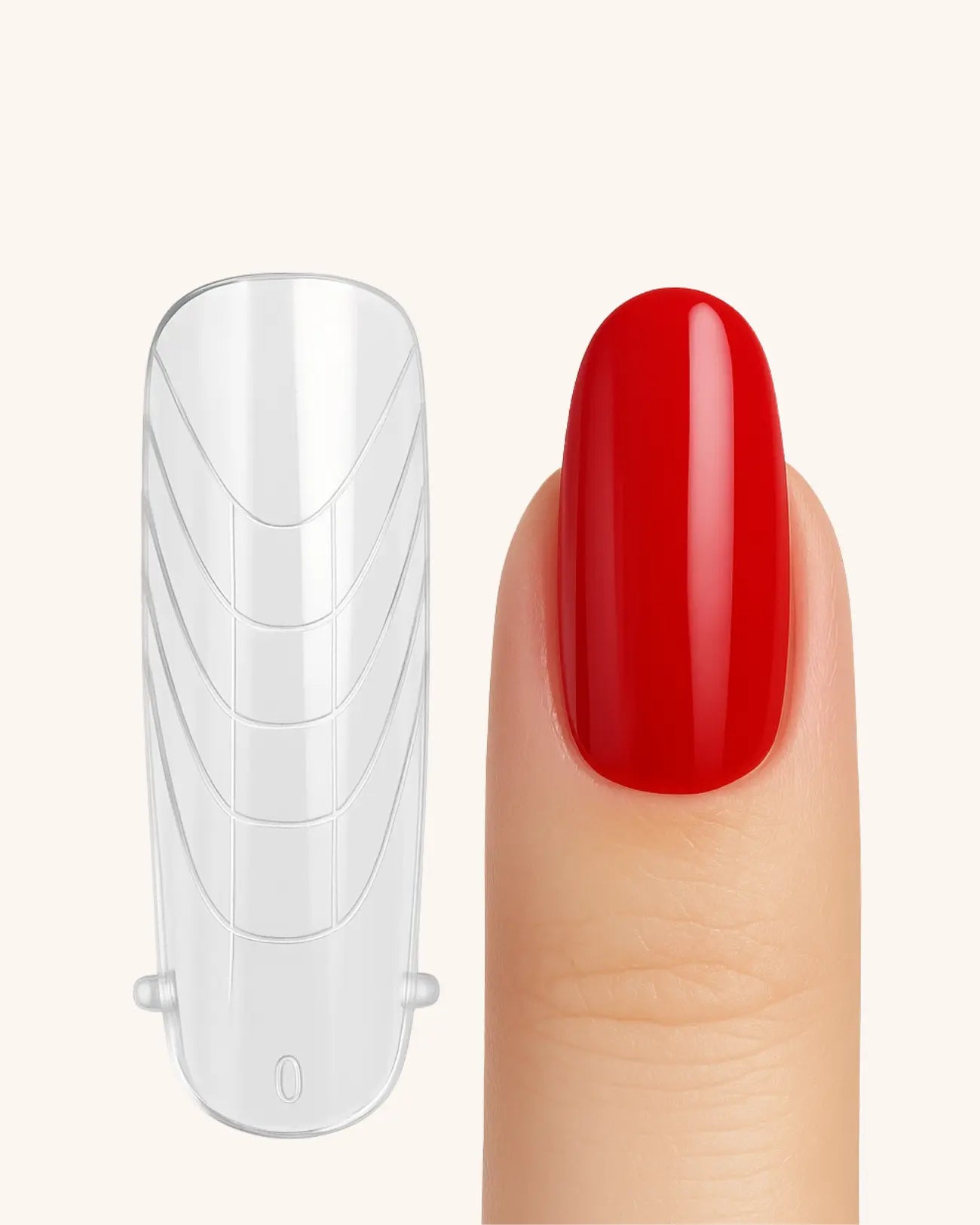 Glamnailsprofessional Dual Form Tip per unghie | Rotonde (120 pezzi)