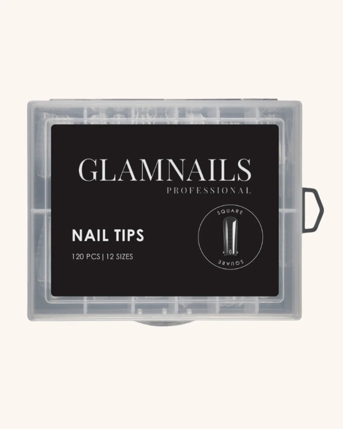 Glamnailsprofessional Dual Form Tip per unghie | Quadrate (120 pezzi)