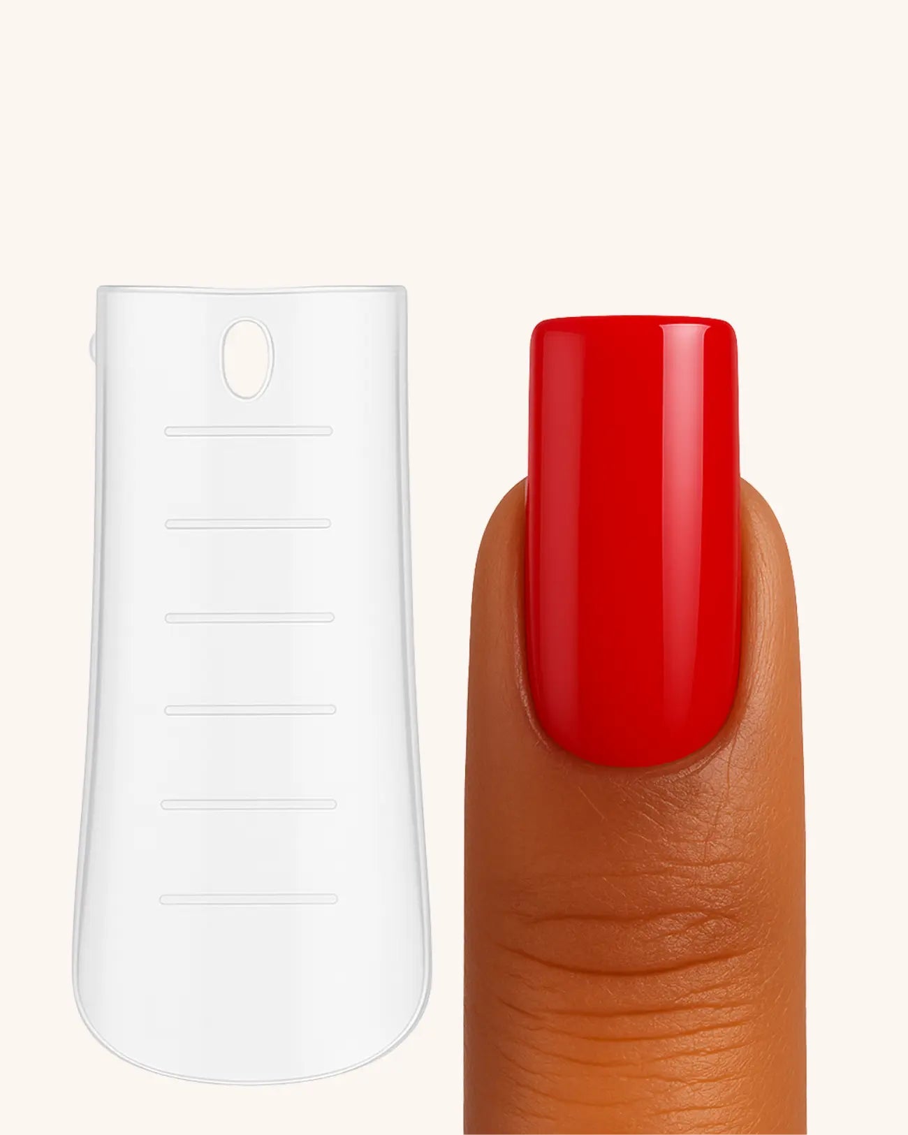 Glamnailsprofessional Dual Form Tip per unghie | Quadrate (120 pezzi)