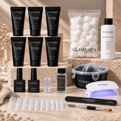Kit iniziale Polygel | 3+3 colori in omaggio Glamnailsprofessional
