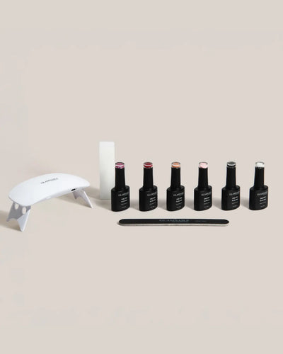 Glamnailsprofessional Salute e bellezza > Cura delle unghie > Gel per unghie 3 in 1 One Step Gellak Everything Starter set | 3+3 colori gratuiti